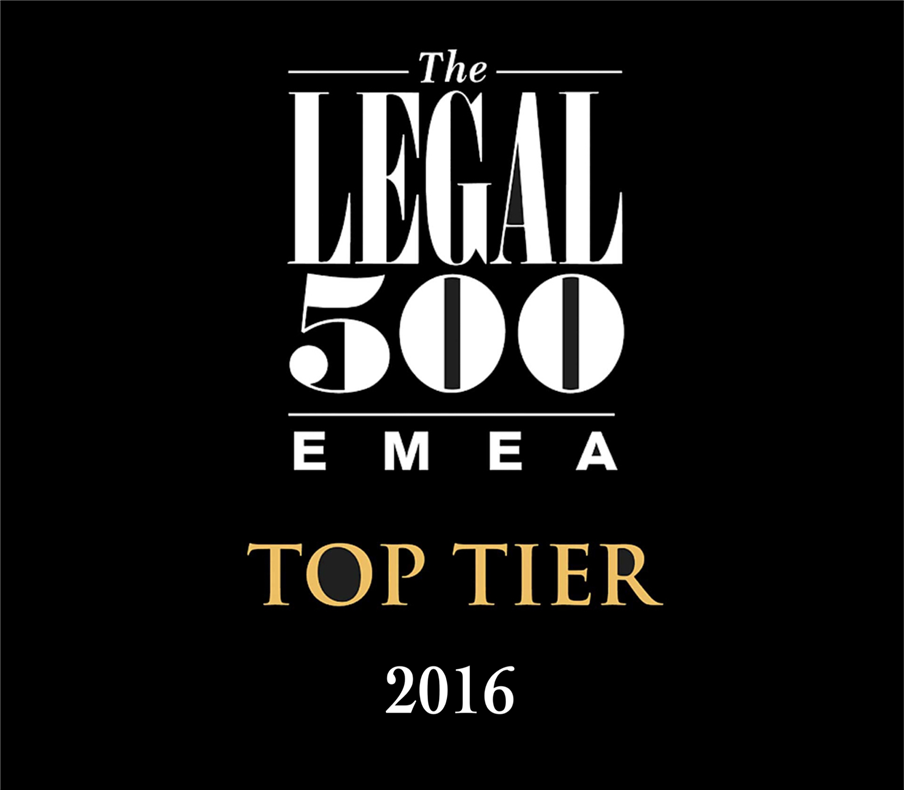 AJA ranked as a Tier 1 Firm by The Legal 500